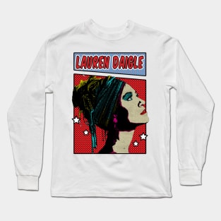 Lauren Daigle Pop Art Comic Style Long Sleeve T-Shirt